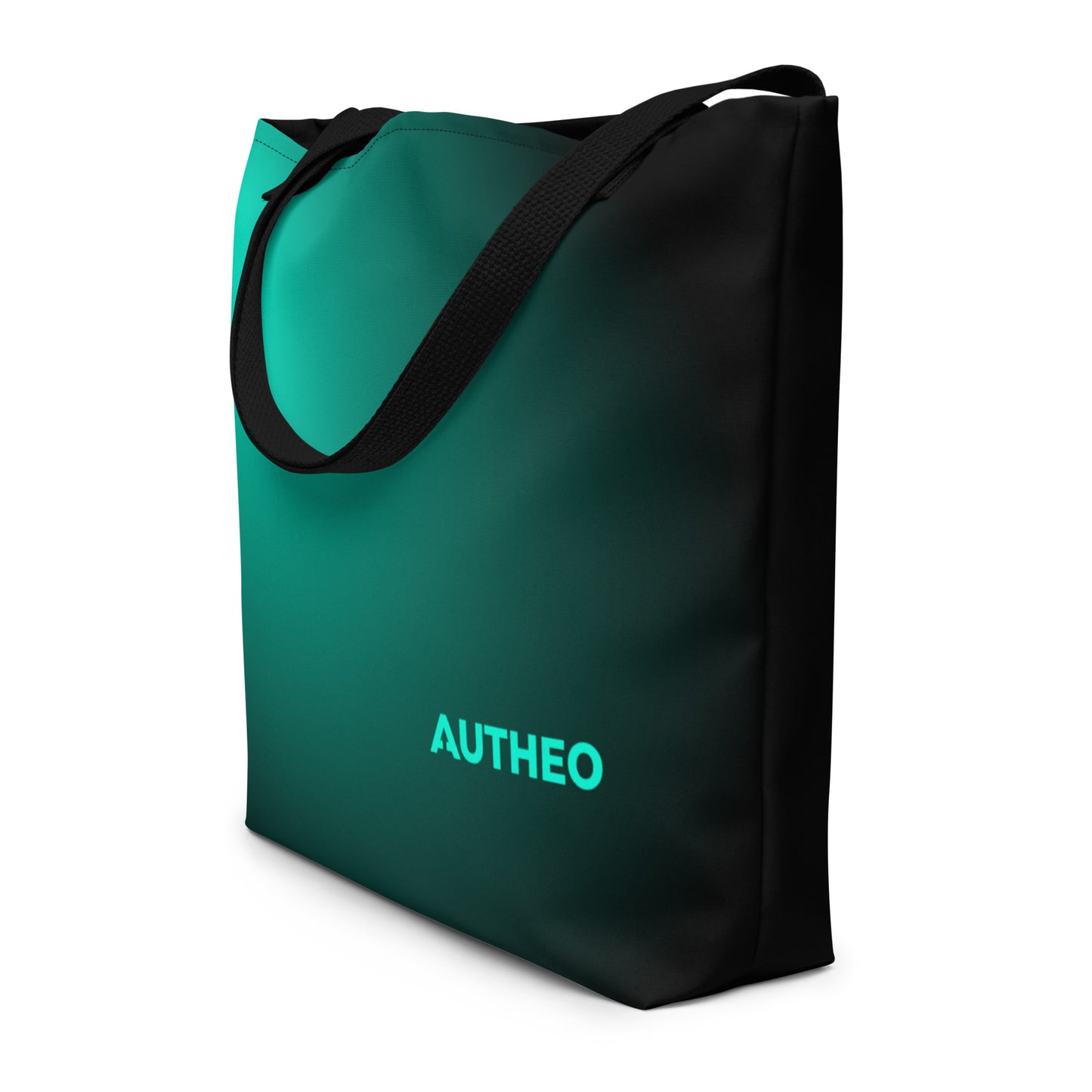 Autheo LOGO Gradient All-Over Print Large Tote Bag