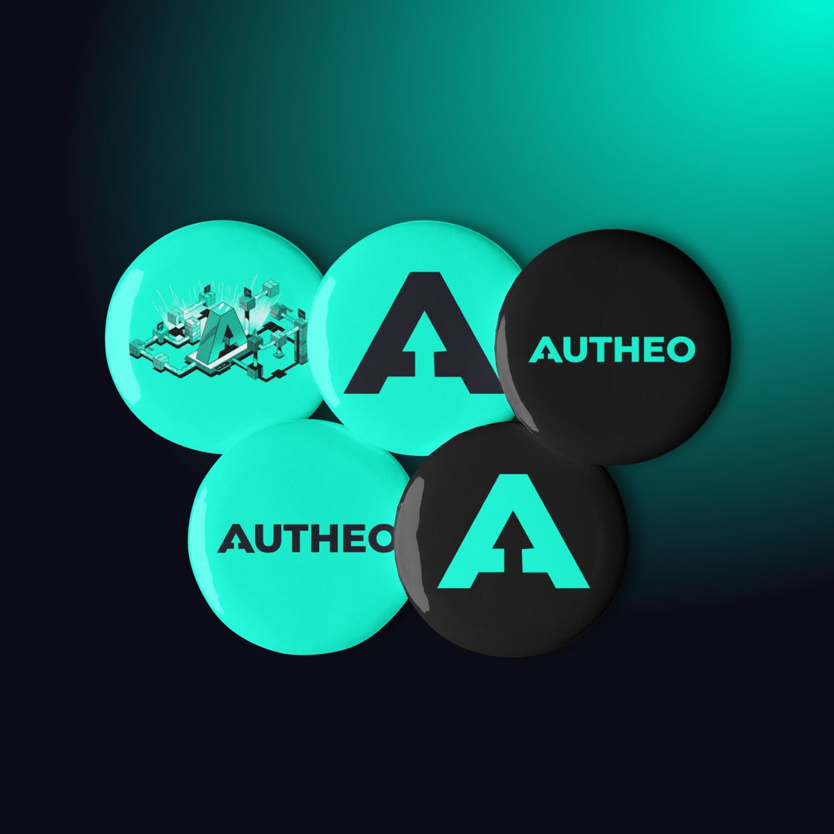 AUTHEO Set of Pin Buttons